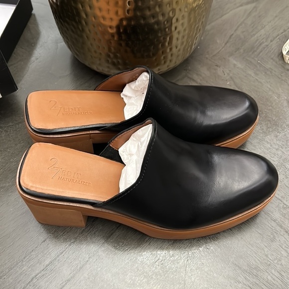 27 EDIT Naturalizer Katrese Platform Mule in Black - Picture 4 of 12